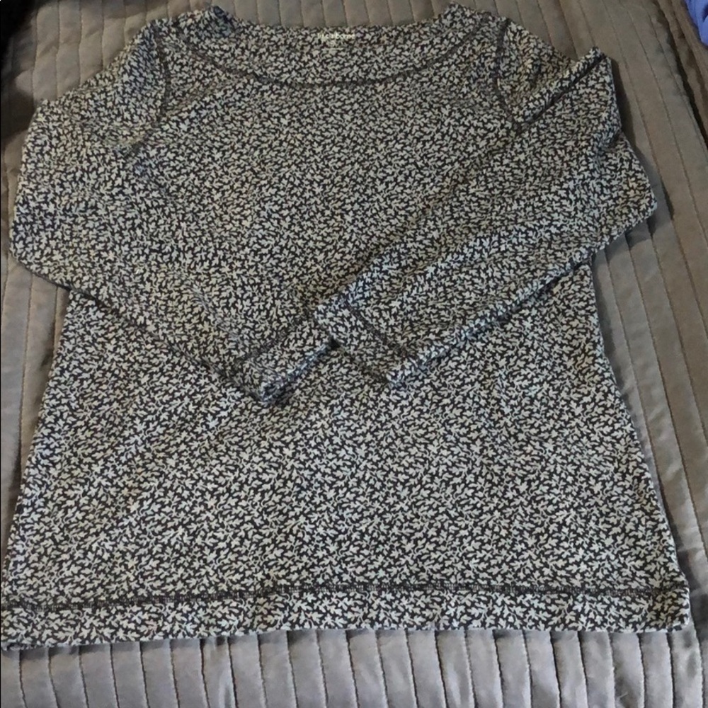 Liz Claiborne Black and Gray shirt